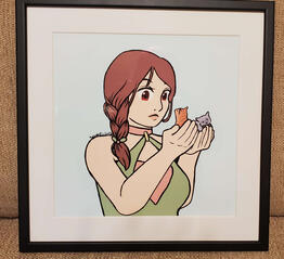 13 x 13 framed + matted print